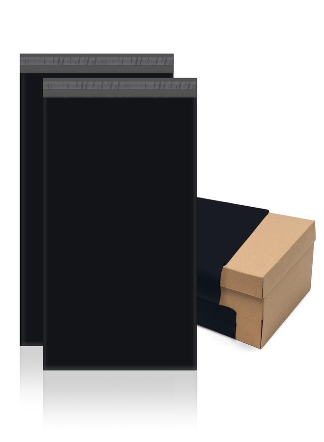 Fuxury Poly Mailers 25 Pcs 17.7 X 22", XL Shipping Bags for Clothing, Strong Adhesive Shipping Mailing Envelopes,Large Self-Sealing Polymailer for Small Business Black #10 - Image 1